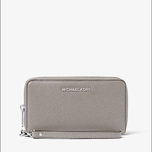 Michael Kors Large Leather Smartphone Wristlet